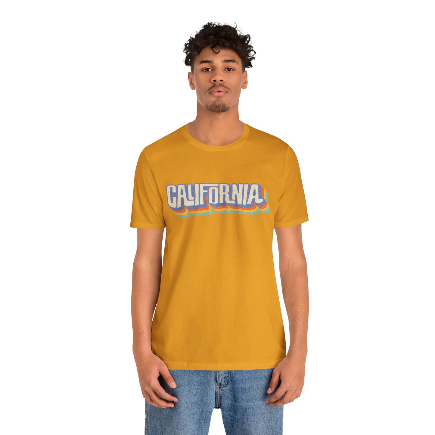 California Retro Distressed Tee — Lover of the Golden State