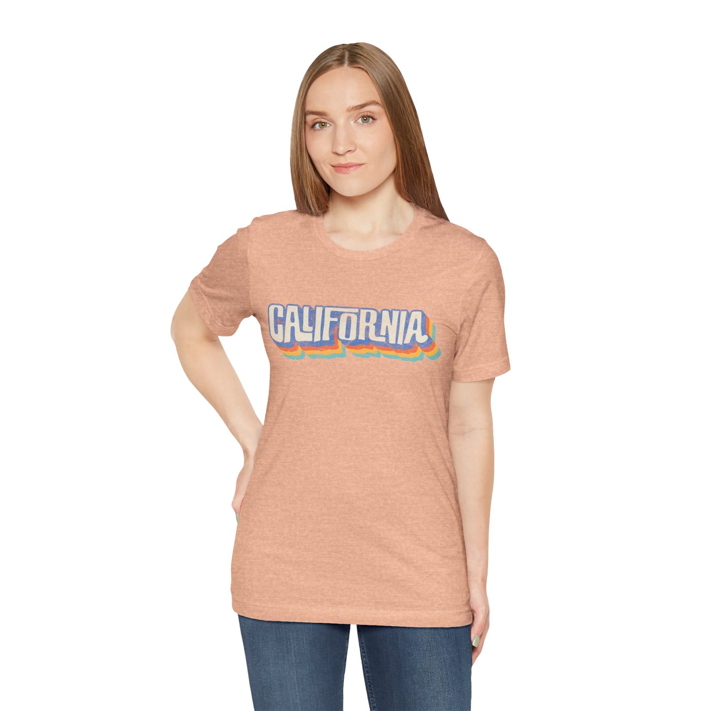 California Retro Distressed Tee — Lover of the Golden State