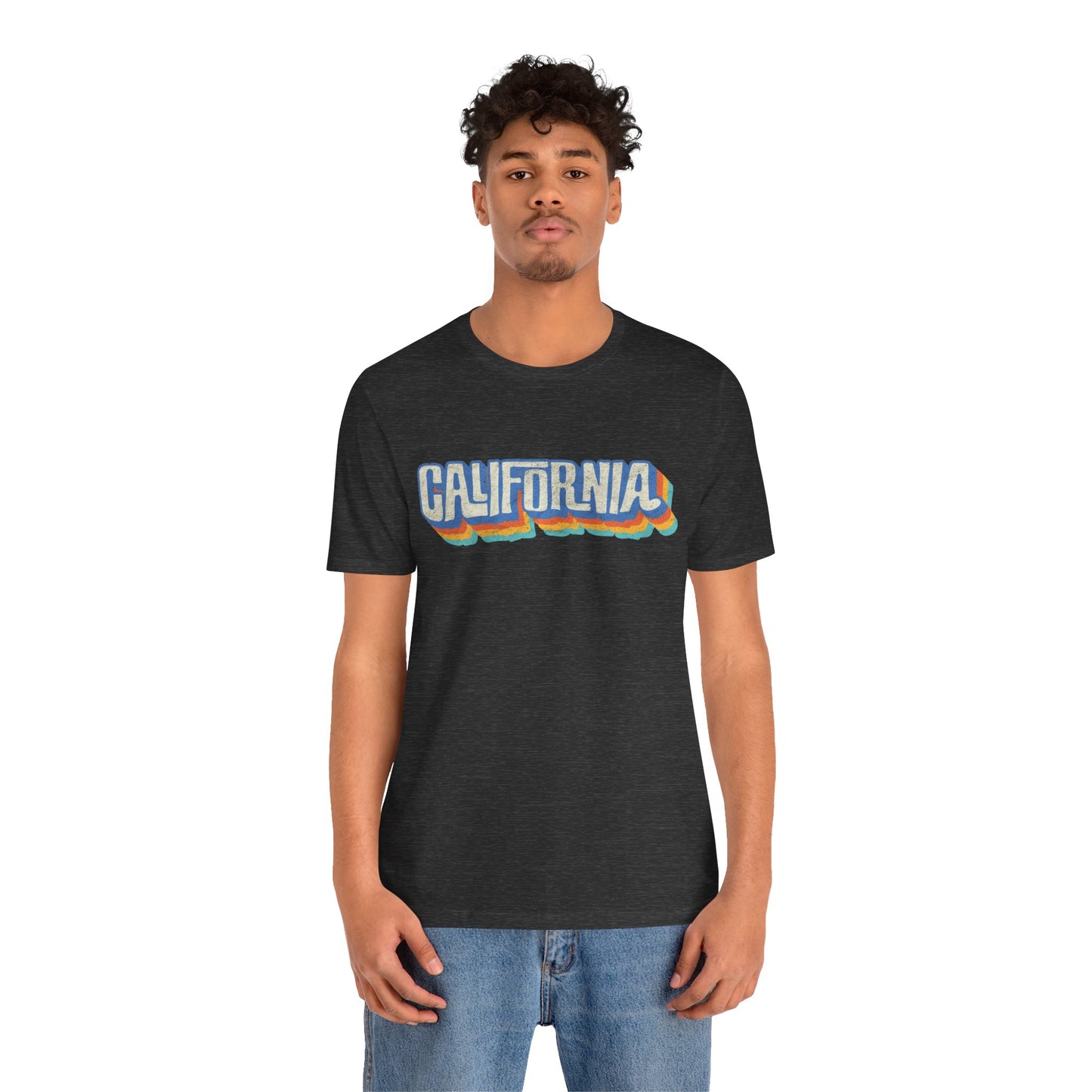 California Retro Distressed Tee — Lover of the Golden State