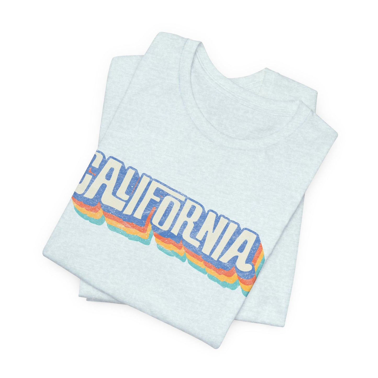 California Retro Distressed Tee — Lover of the Golden State