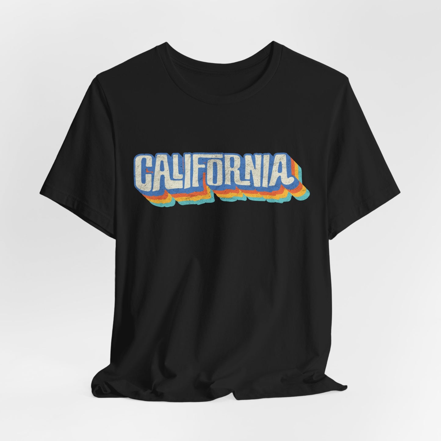 California Retro Distressed Tee — Lover of the Golden State