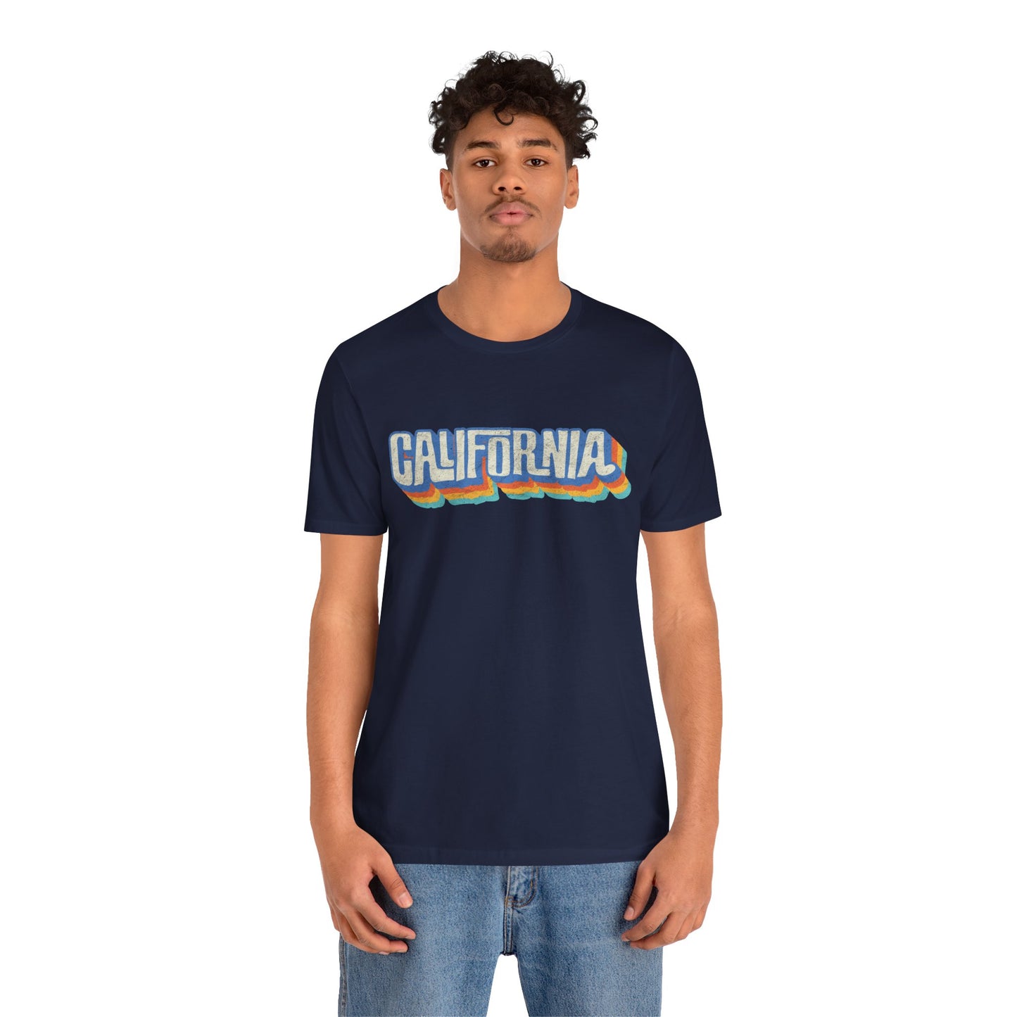 California Retro Distressed Tee — Lover of the Golden State