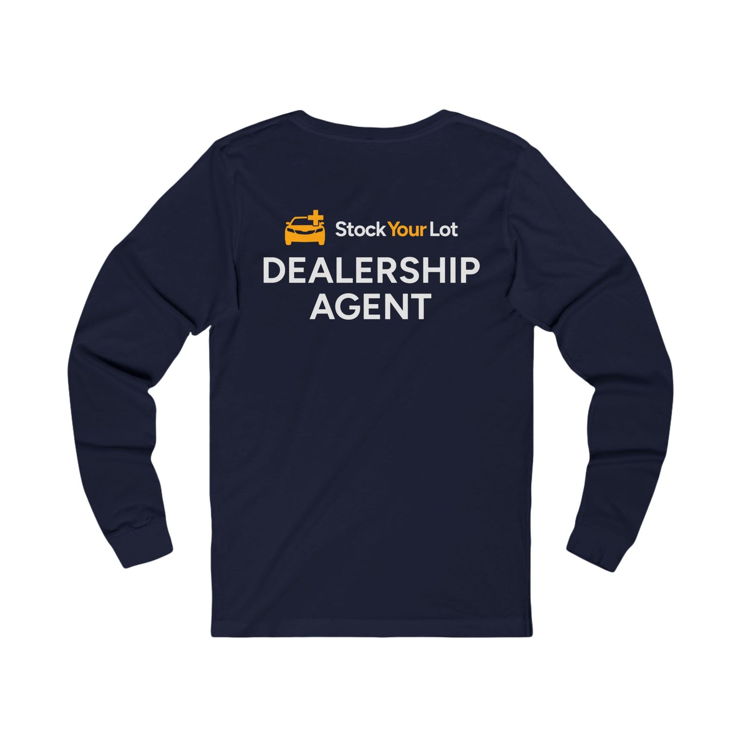 Dealership Agent Long Sleeve Tee — "Stock Your Lot" Logo