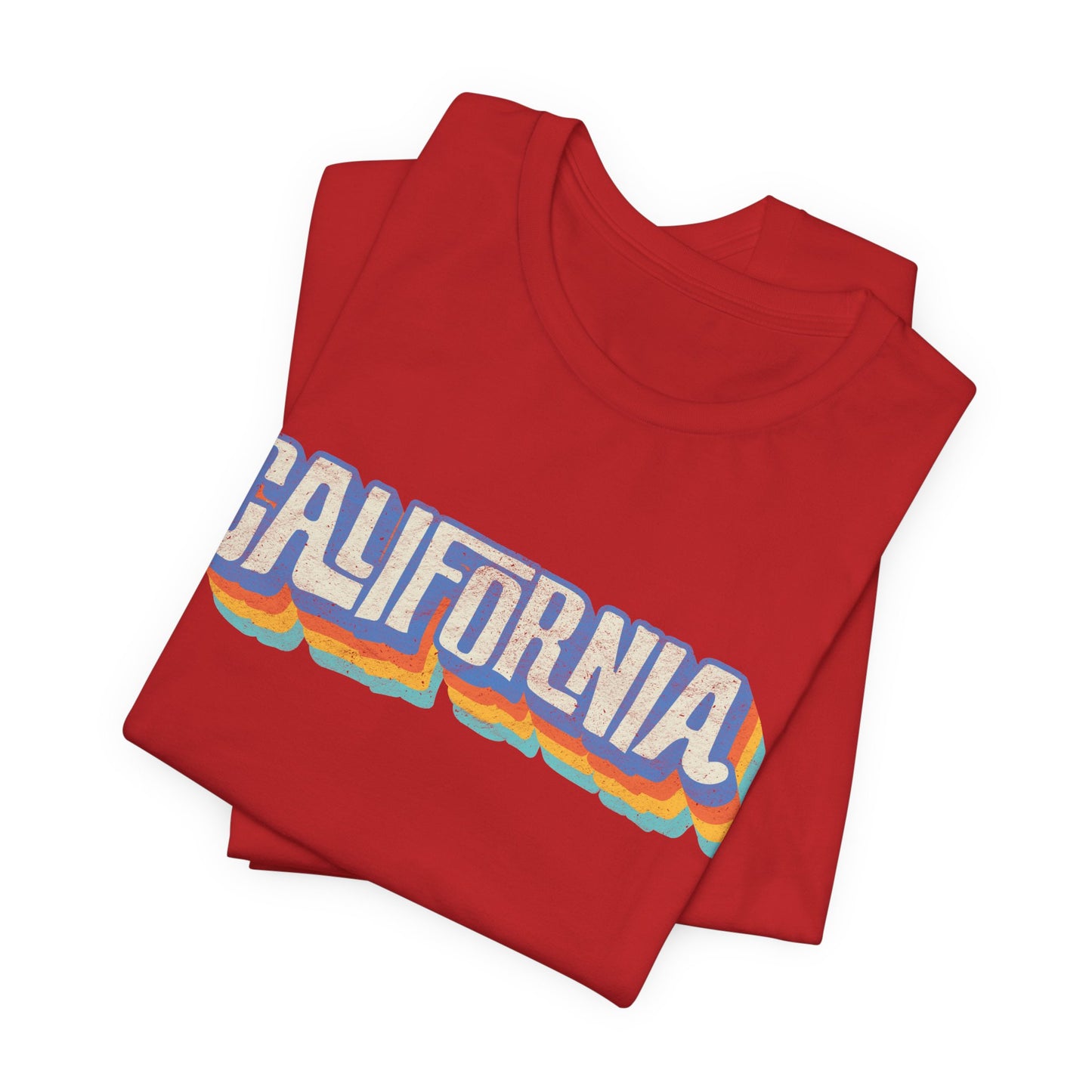 California Retro Distressed Tee — Lover of the Golden State