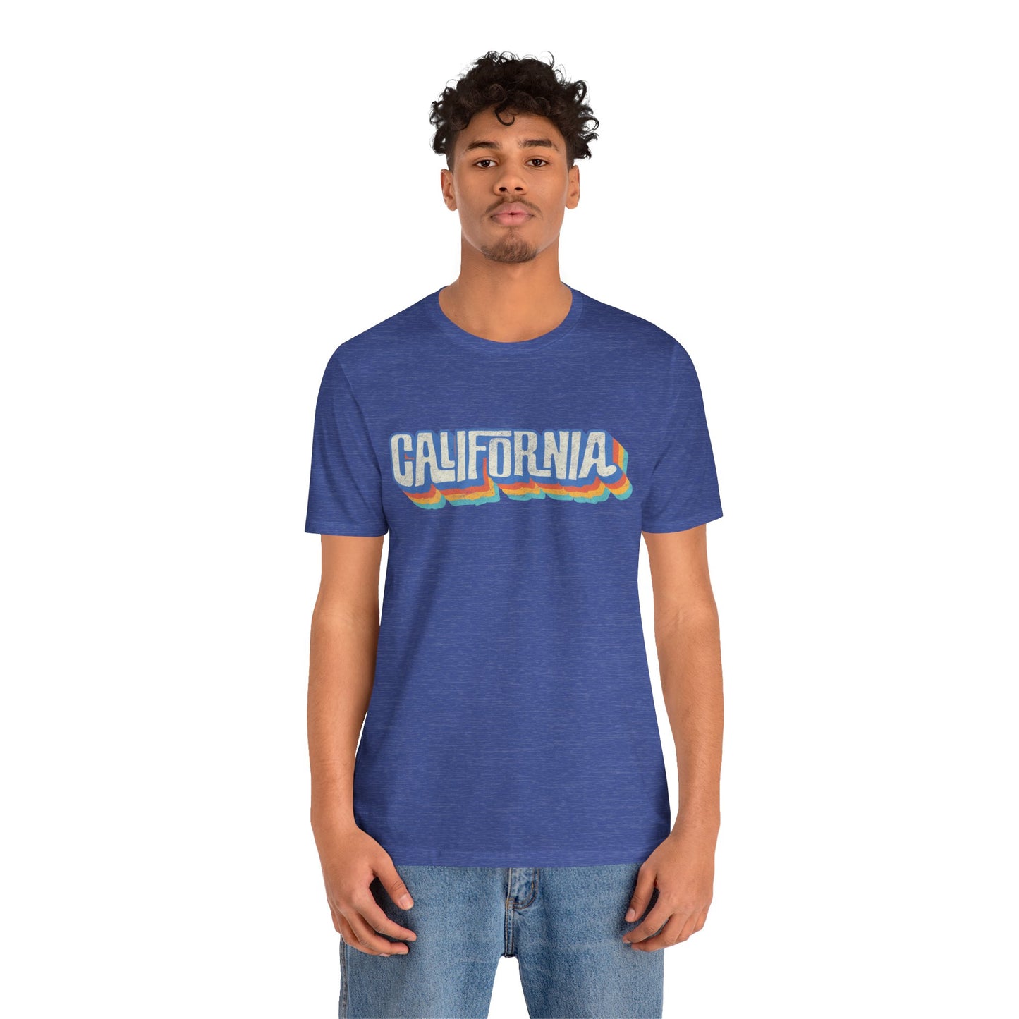 California Retro Distressed Tee — Lover of the Golden State