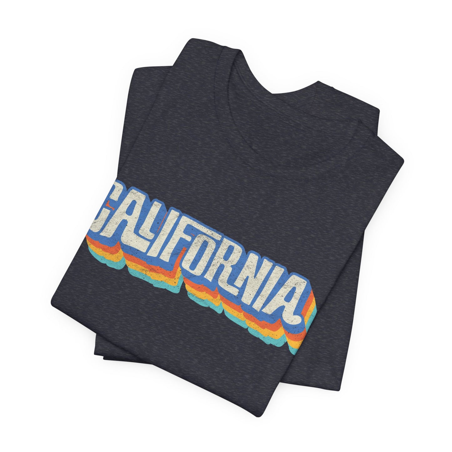 California Retro Distressed Tee — Lover of the Golden State