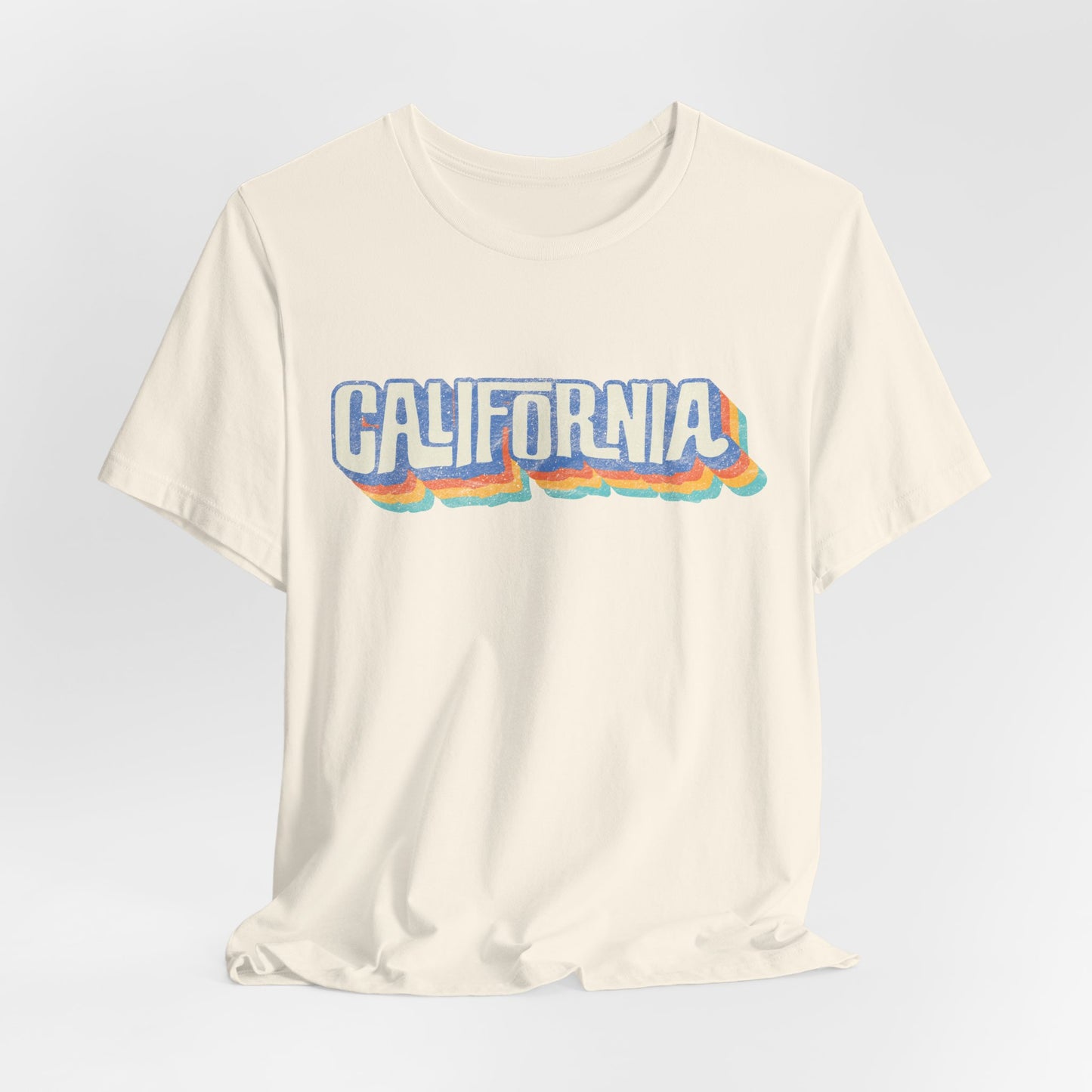 California Retro Distressed Tee — Lover of the Golden State