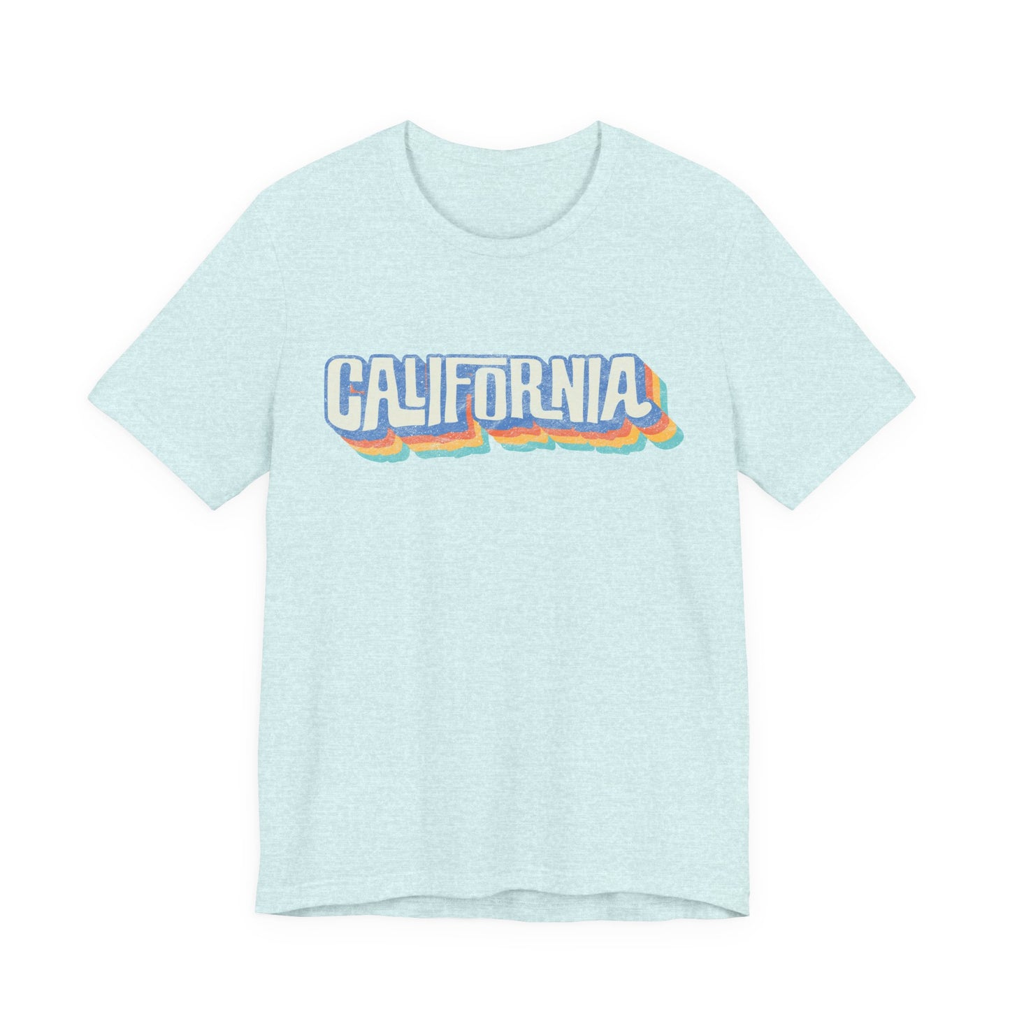 California Retro Distressed Tee — Lover of the Golden State