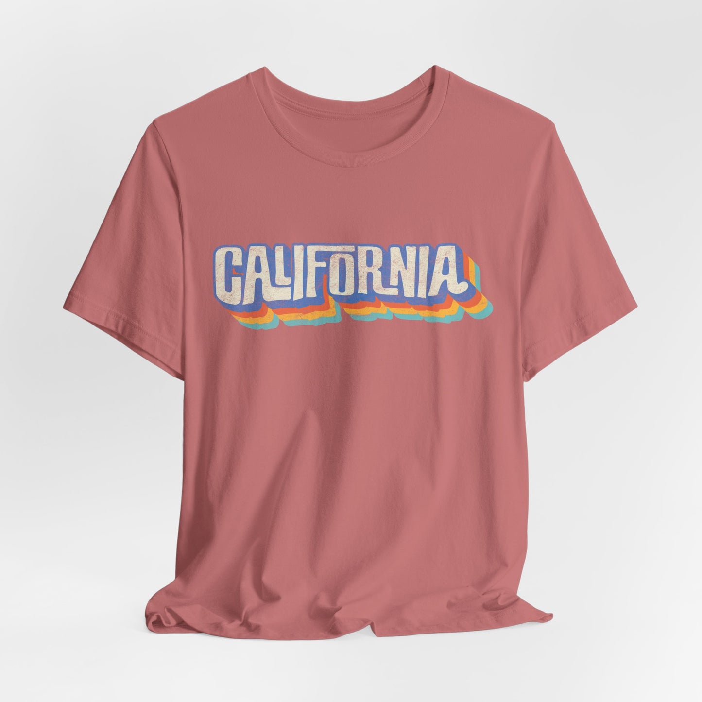 California Retro Distressed Tee — Lover of the Golden State