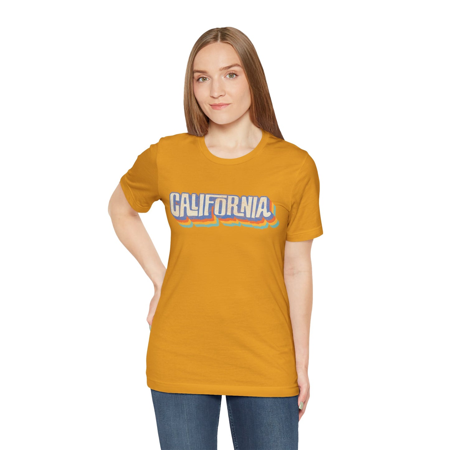 California Retro Distressed Tee — Lover of the Golden State