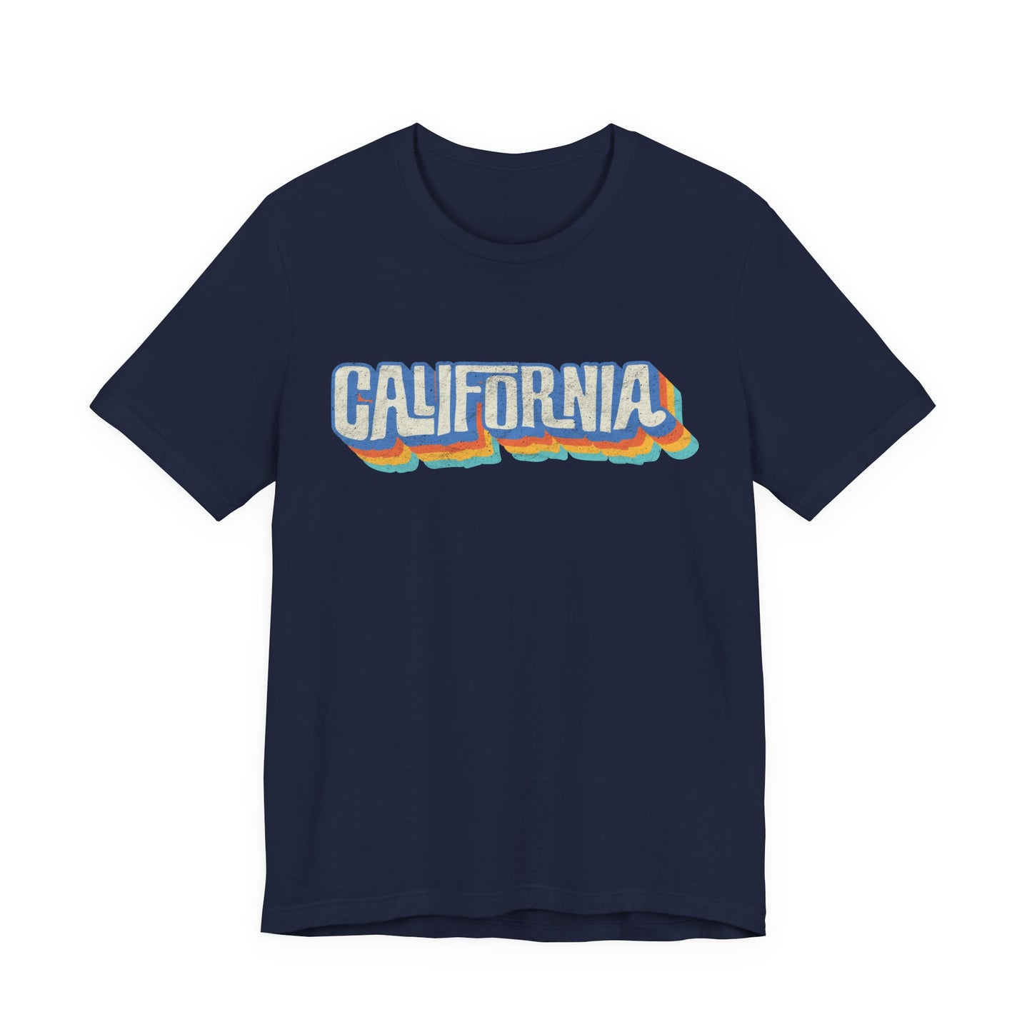 California Retro Distressed Tee — Lover of the Golden State