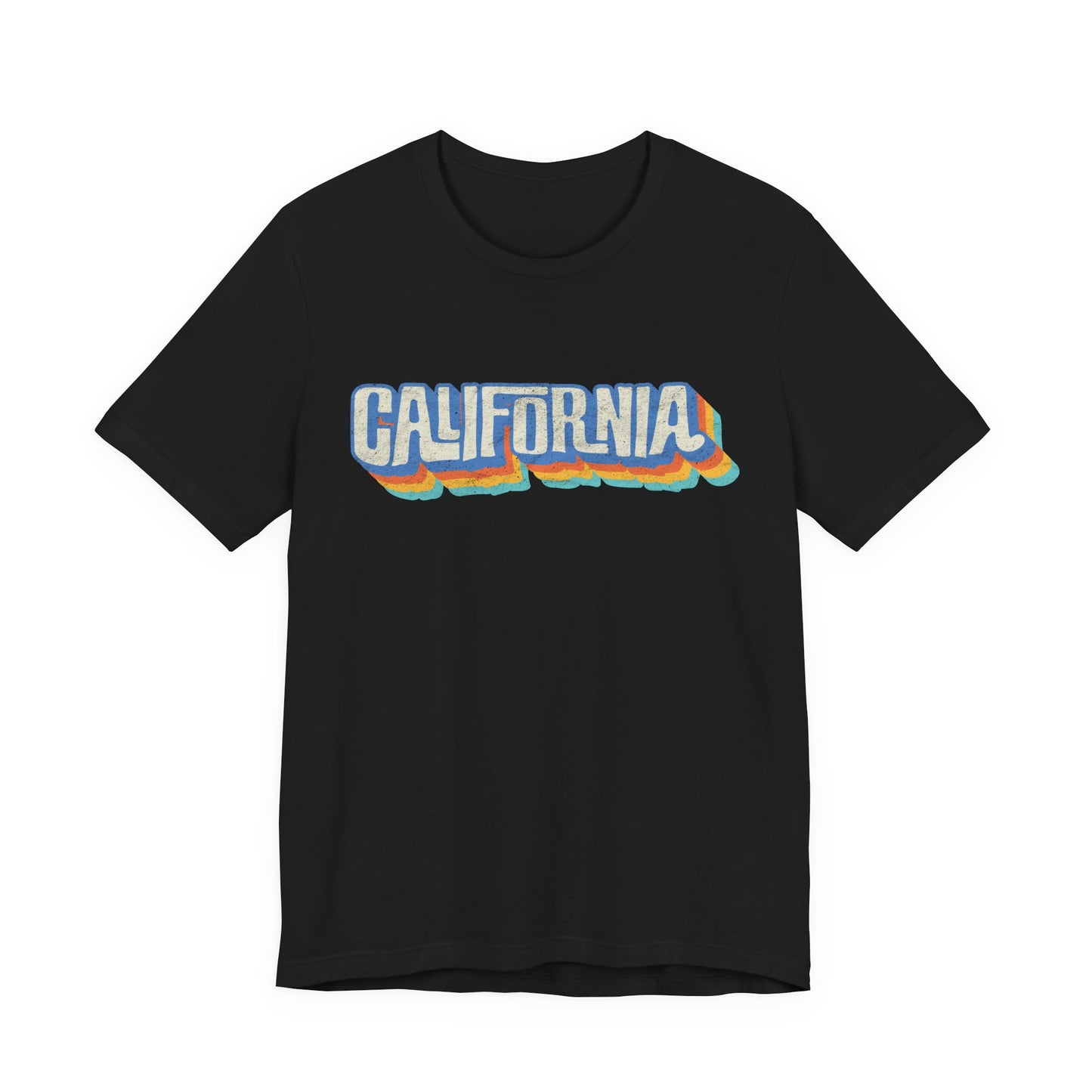 California Retro Distressed Tee — Lover of the Golden State