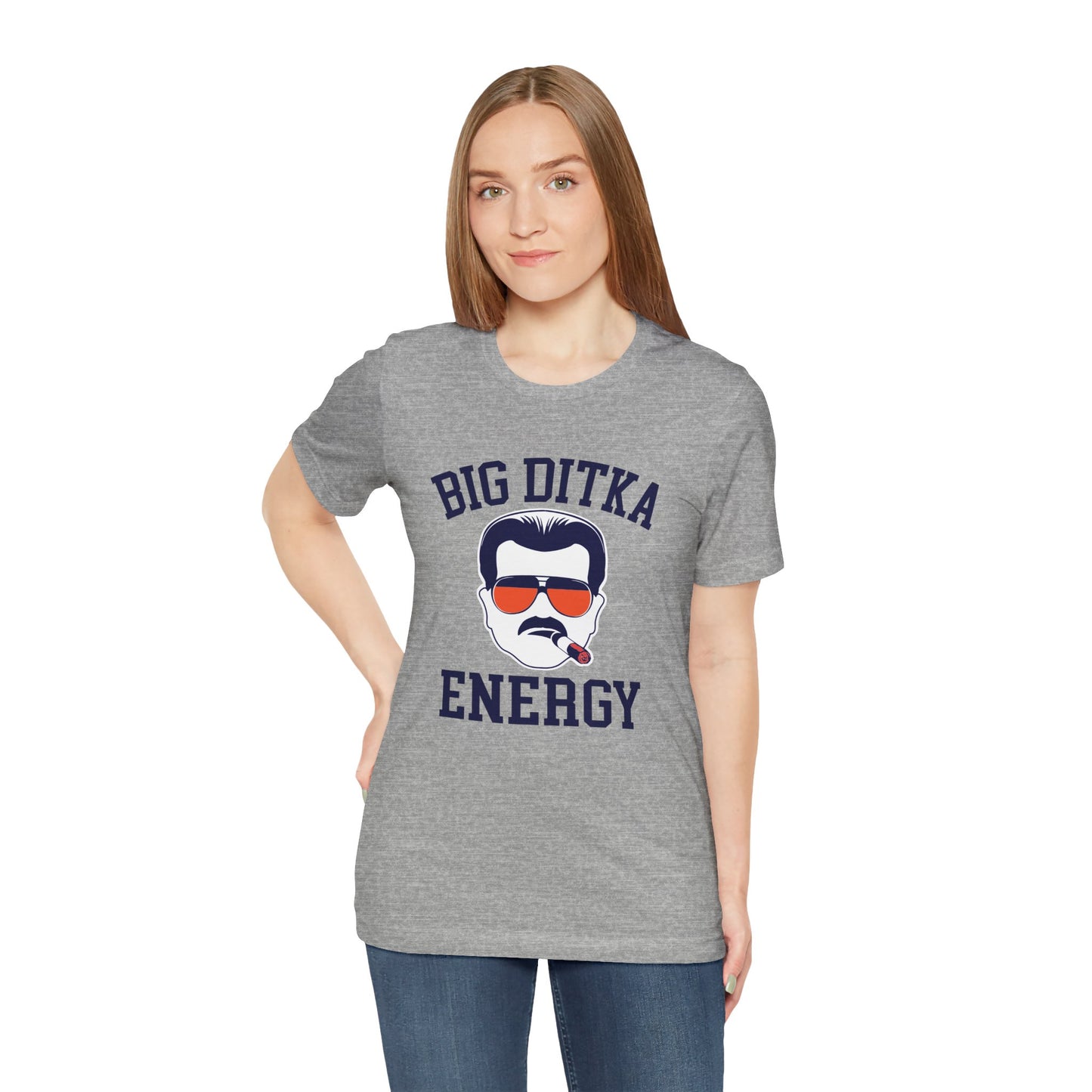 Big Ditka Energy T-Shirt — Funny Chicago Head Coach Football Tee