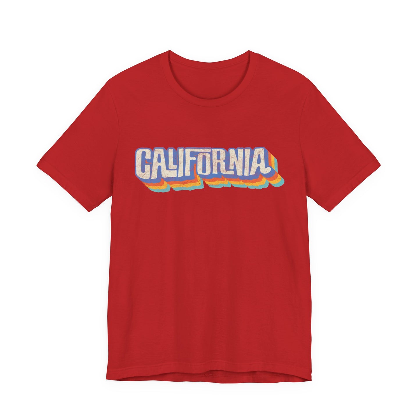 California Retro Distressed Tee — Lover of the Golden State